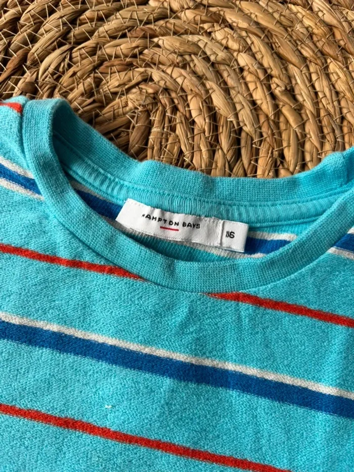 T-shirt bleu - photo numéro 4