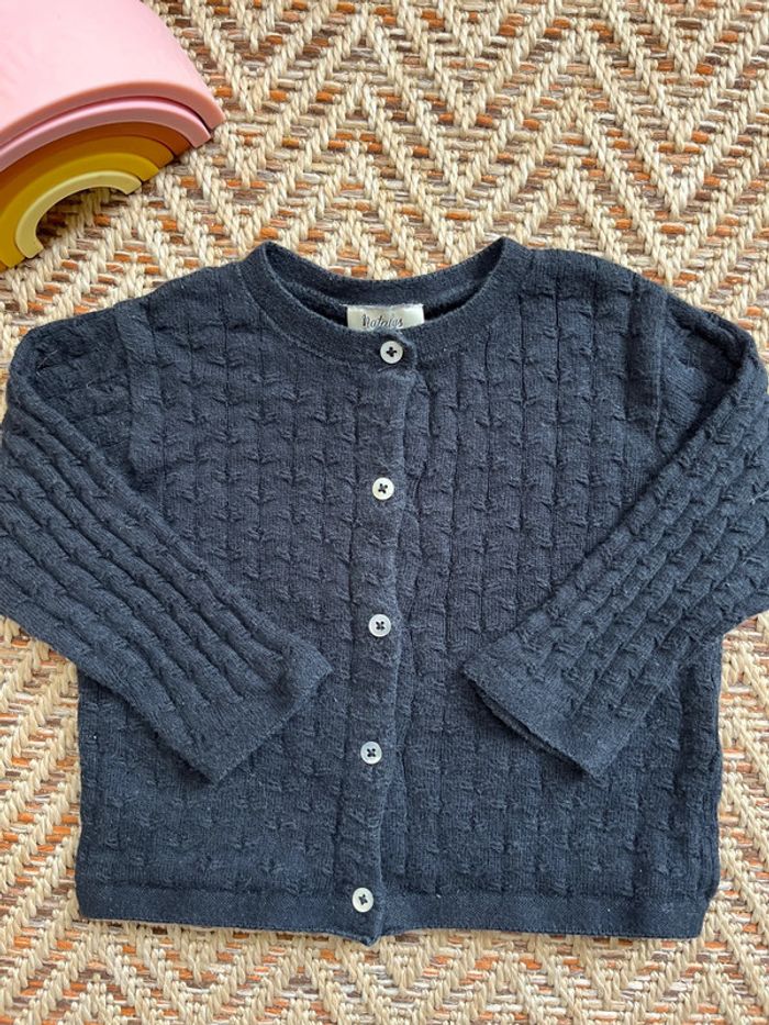 Gilet Natalys cachemire 6M - photo numéro 2