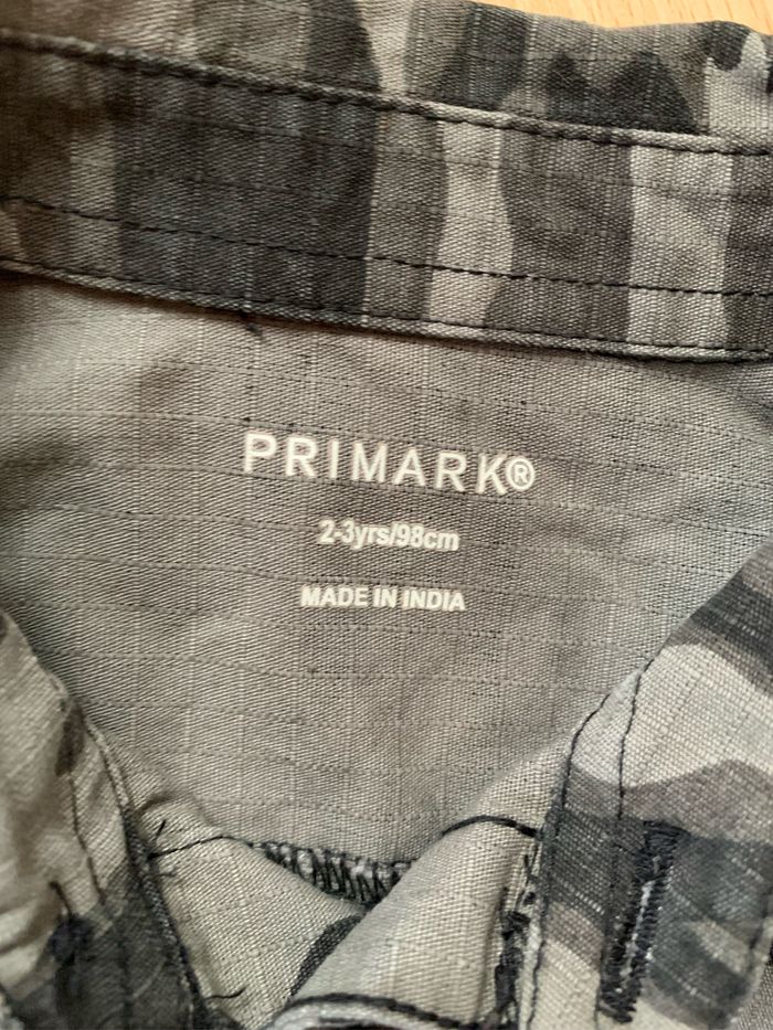 Chemise militaire Primark taille 2/3 - photo numéro 2