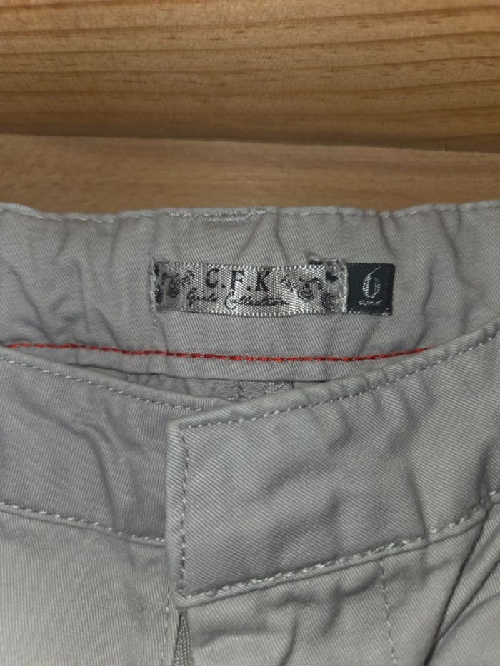 Pantalon type chino blanc taille 6 ans - photo numéro 2