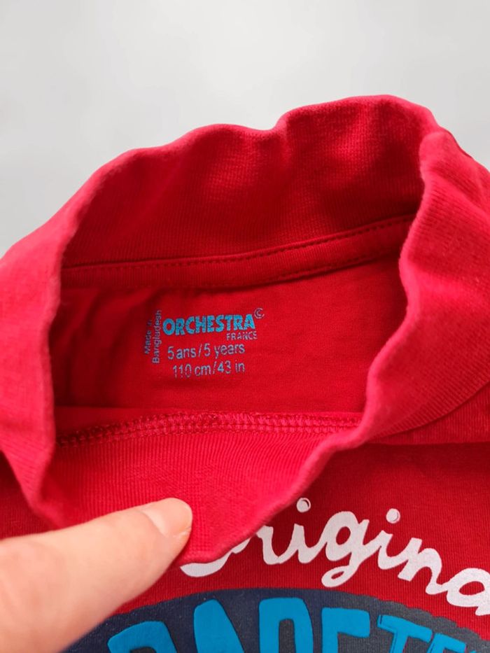 T-shirt manches longues col montant - photo numéro 3