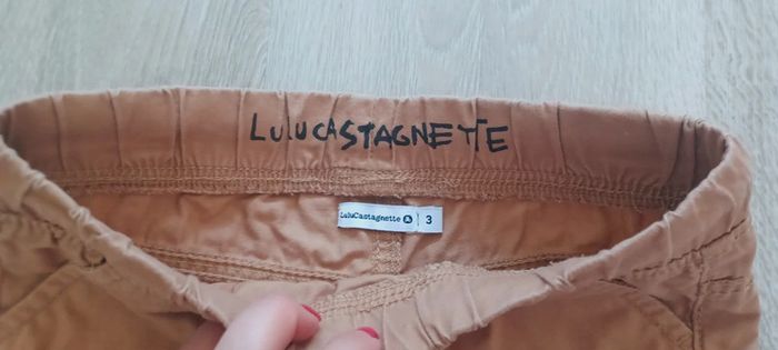 Pantalon marron/beige garçon, marque Lulu Castagnette, taille 3 ans, en bon état. - photo numéro 4