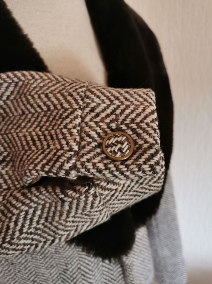 Veste courte marron et beige Burton T42 - photo numéro 6