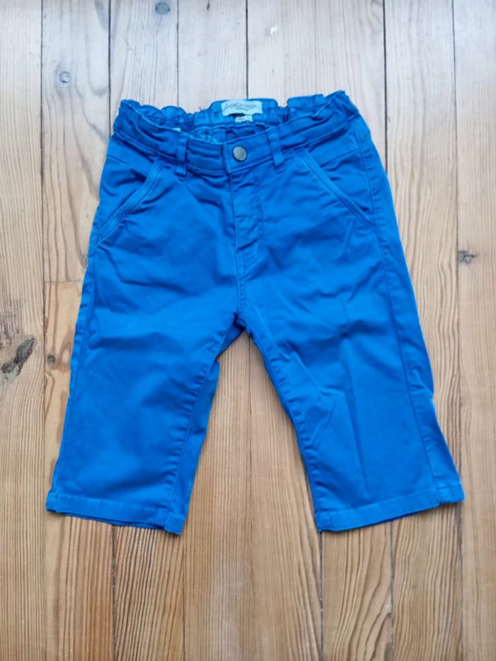 Short bleu 10 ans