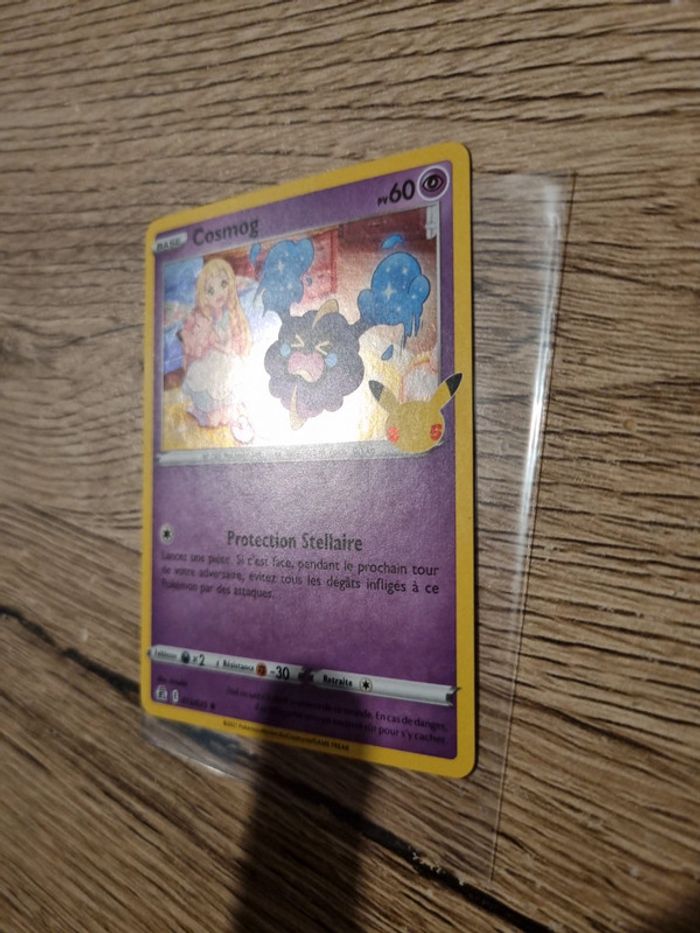 Carte pokémon cosmog 013/025 année 2021