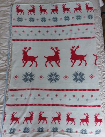 Plaid enfant aux motifs de Noël 1.50 x 1.00