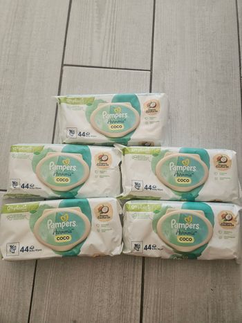 Lingettes Pampers harmonie coco