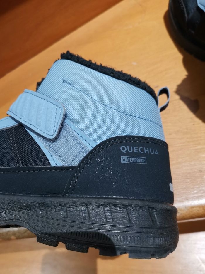 Bottines fourrées garçon T31 idéales pour la neige Quechua gris/bleu - photo numéro 3