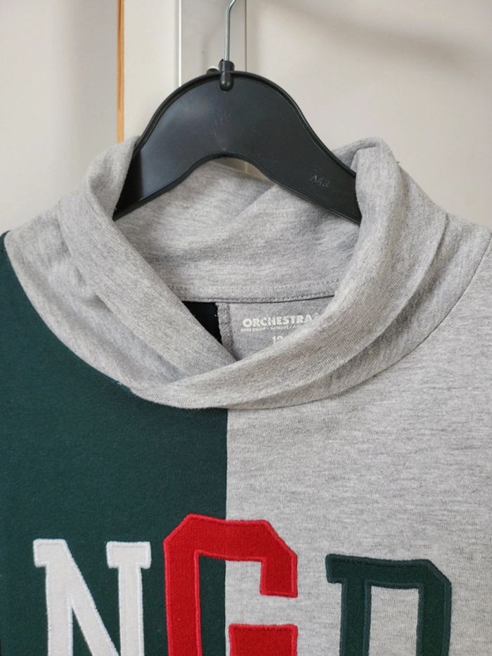 T-shirt manches longues garçon 12 ans orchestra très bon état - photo numéro 5