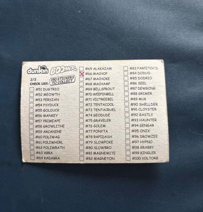 Carte Pokémon Arcanin 59 Dunkin boomer - photo numéro 2