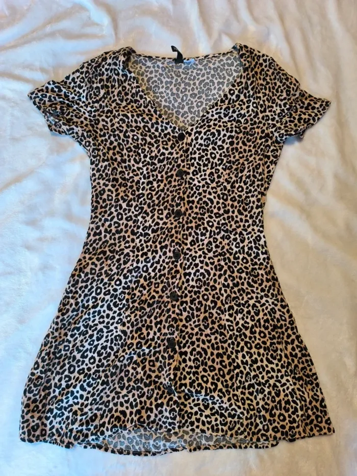 Robe chemise léopard été - photo numéro 2
