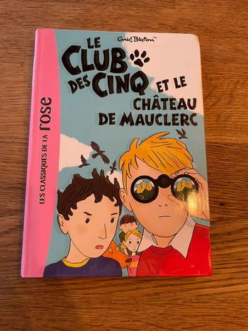Livre La bibliothèque Rose Le club des cinq et le château de Mauclerc