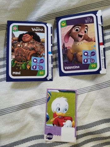 Cartes Disney jouons, rêvons Auchan 2024
