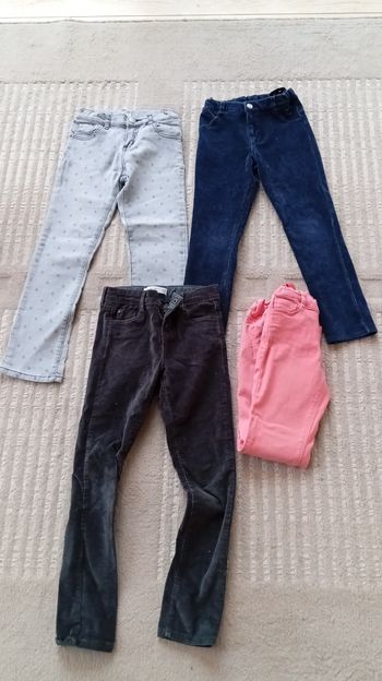 Lot pantalon jean 7-8 ans 
