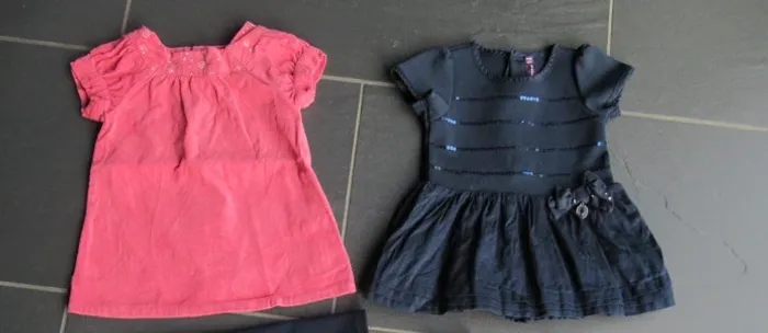 Lot de 62 vêtements fille 3 mois + chaussettes automne / hiver (bodies, pyjamas, habits) - photo numéro 10