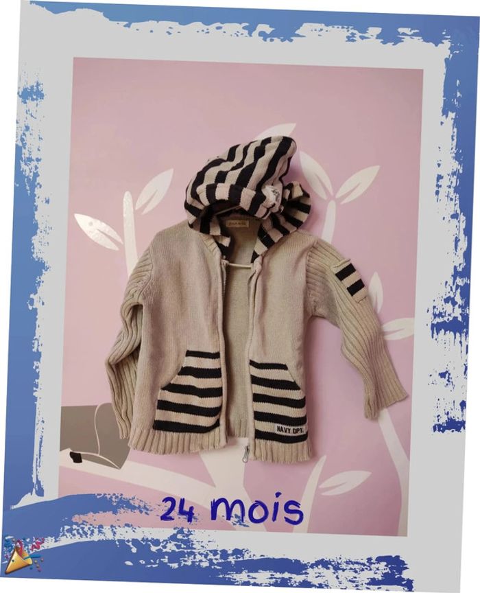 Gilet grain de blé 24 mois