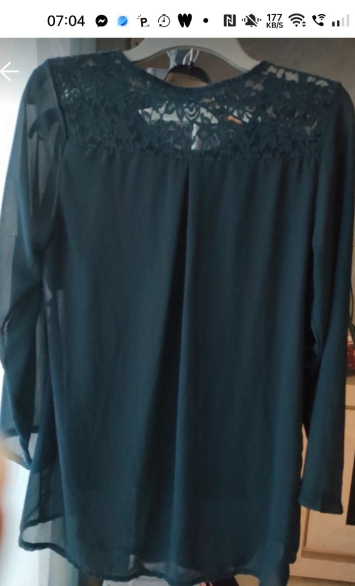 Jolie blouse manches longues porté une fois - photo numéro 3