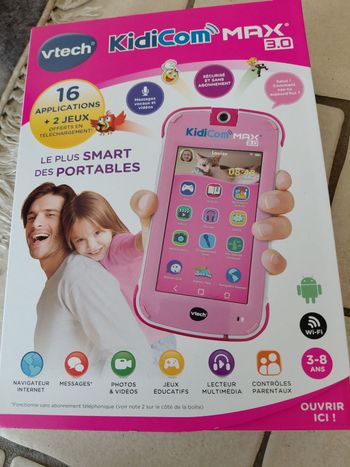 Vtech kidicom max 3.0 rose téléphone enfant neuf