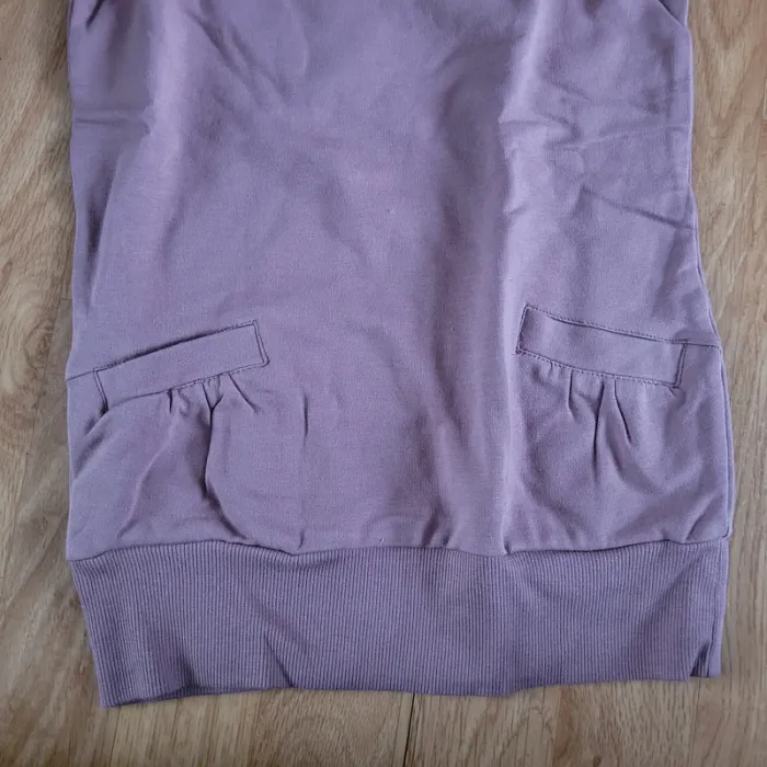 💜 vertbaudet 7 ans neuf - ensemble FILLE sweat violet + legging marine 💜 - photo numéro 5