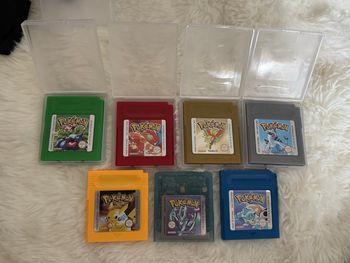 Lot complet 7 jeux Pokémon – Game Boy & Game Boy Color – Version FR