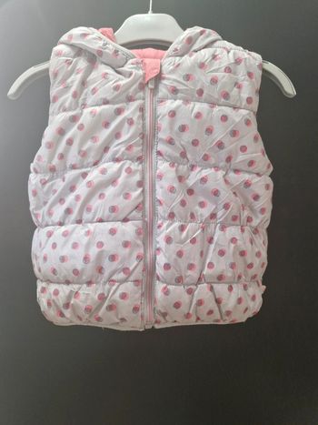 Veste doudoune sans manche réversible