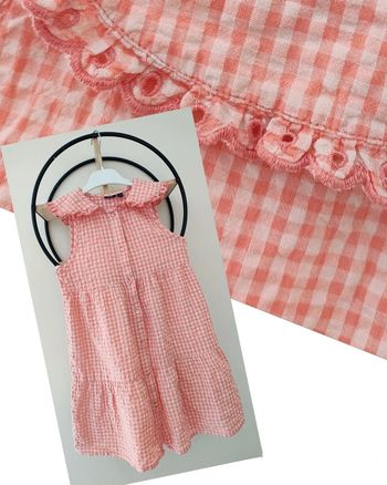 10 ans robe été vichy kiabi