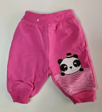 Pantalon rose - Taille 1 mois - Panda