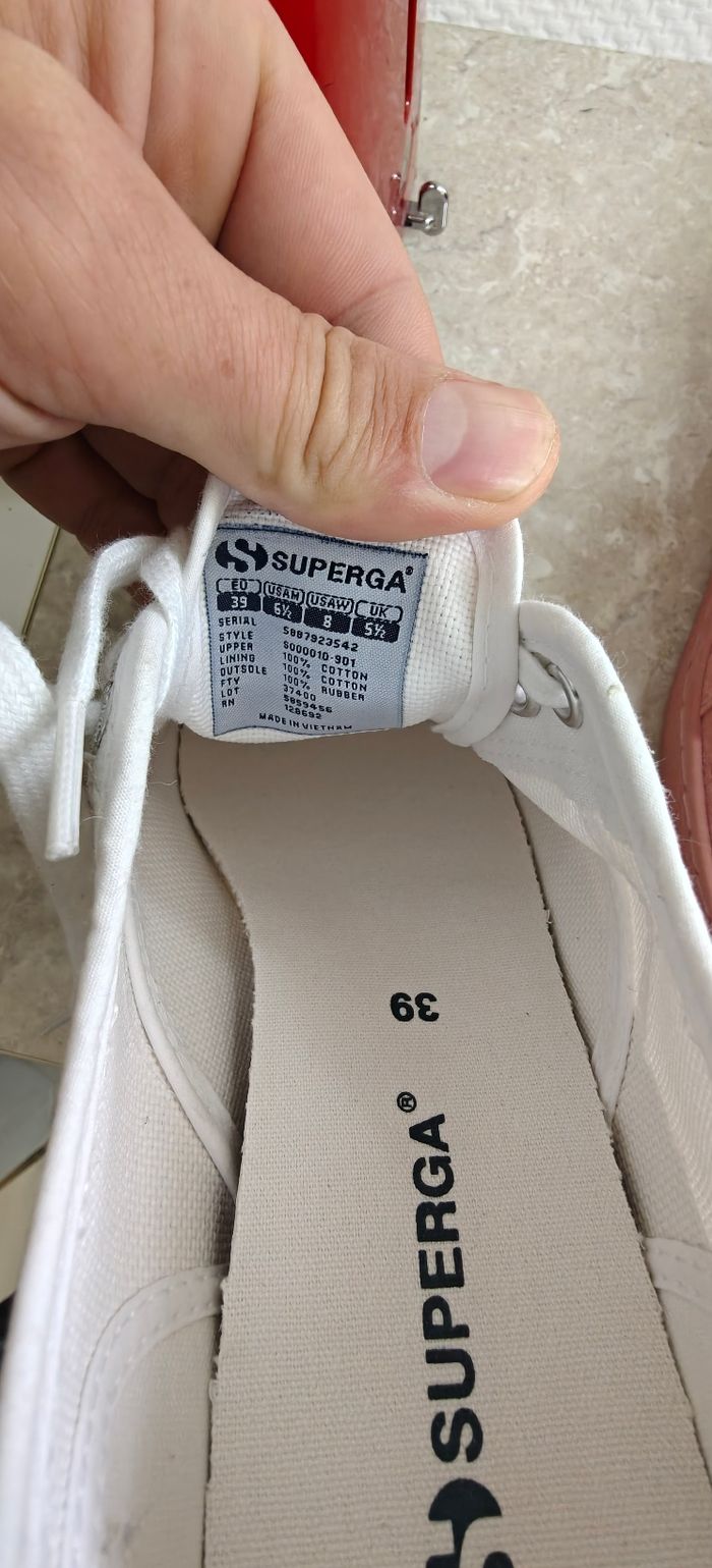 Sneakers Superga taille 39 neuve - photo numéro 6