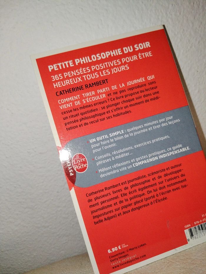 Livre "petite philosophie du soir" de Catherine Rambert - photo numéro 2