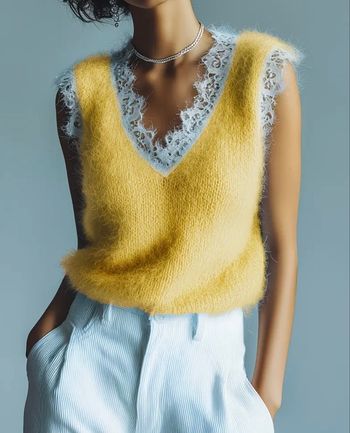 Gilet à détails 