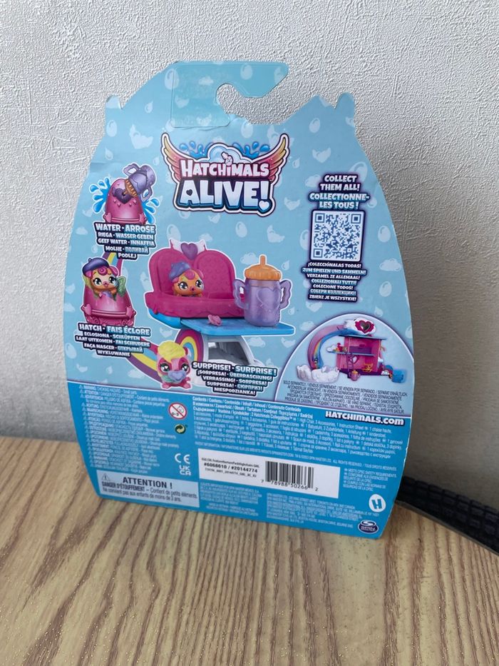 Hatchimals 2 figurines + chaise haute. - photo numéro 2