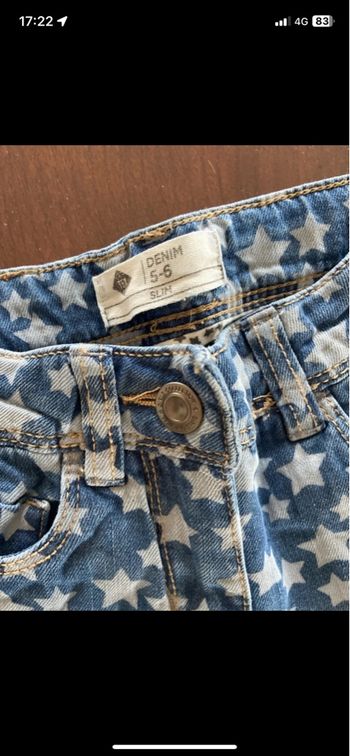 Jean denim 5-6 ans 