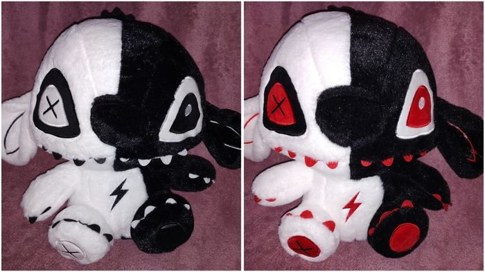 Lot de 2 peluches stitch halloween