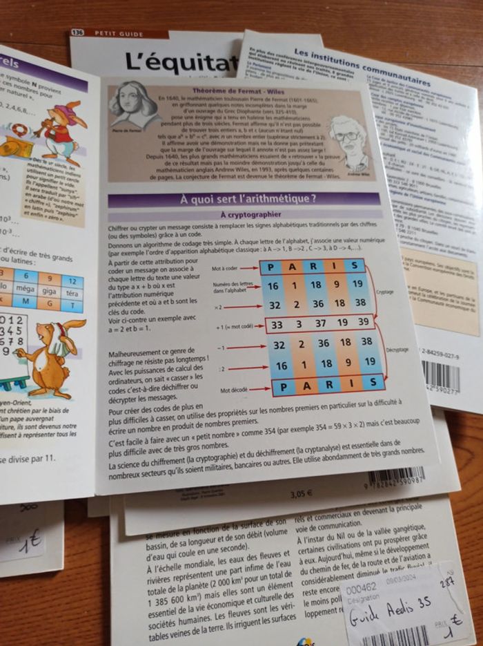Lot de 7  petits guide AEDiS - photo numéro 5