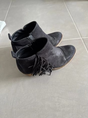 Bottine noire nubuck only 37