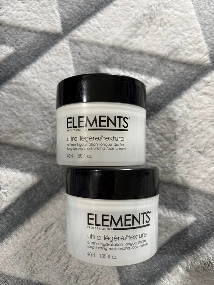 Éléments crèmes hydrations