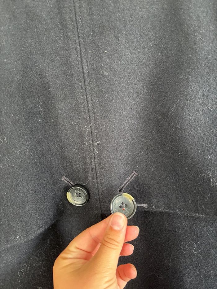 Manteau bleu marine Naf Naf taille 42/XL - photo numéro 8