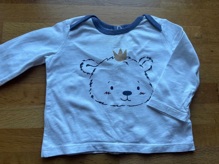 T-shirt ML sergent major 6 mois garçon