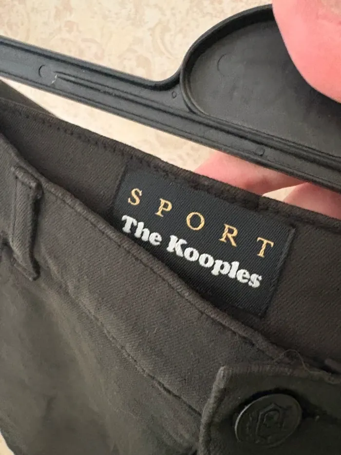 Pantalon skinny The Kooples • vert foncé • 34 🌿 - photo numéro 3