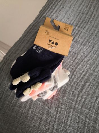 Lot de 5 socquettes 18/20