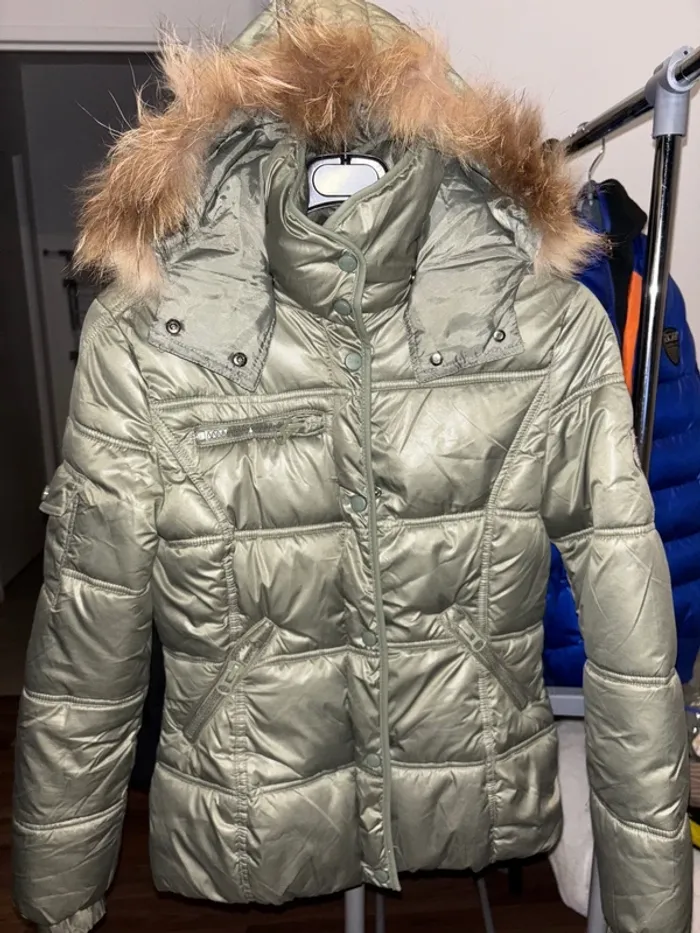 Manteau kaki