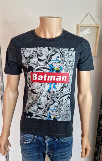 Batman T-shirt Anthracite Comics PopCulture Homme M Vintage