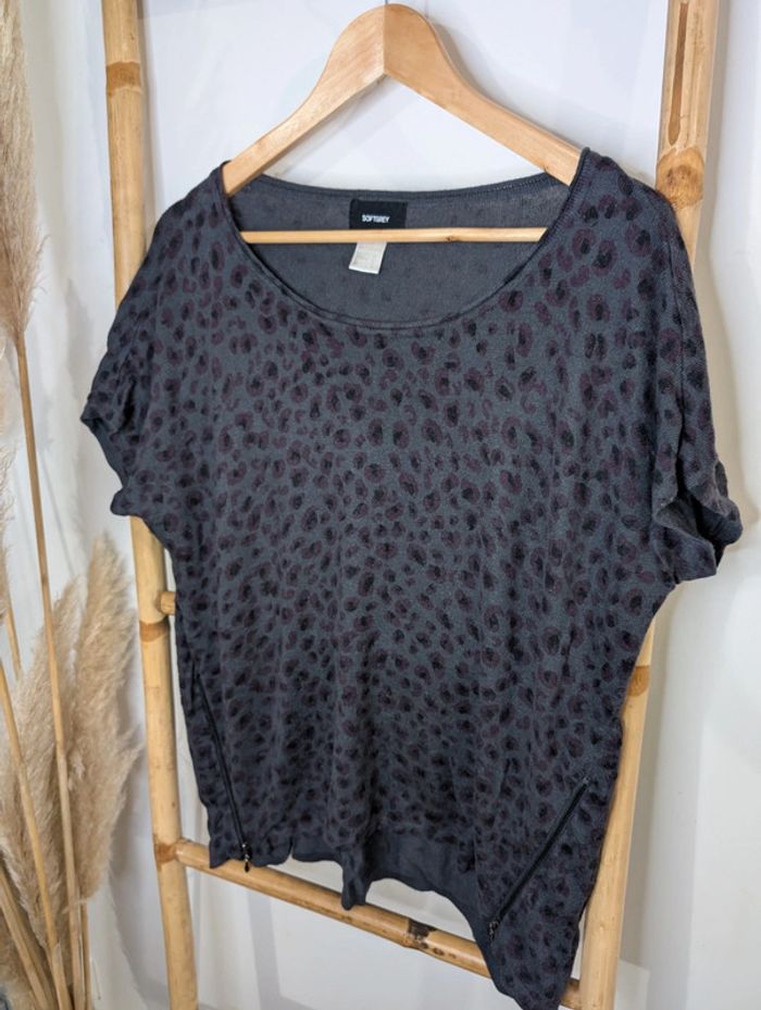 Pull fin manches larges léopard la redoute - photo numéro 2