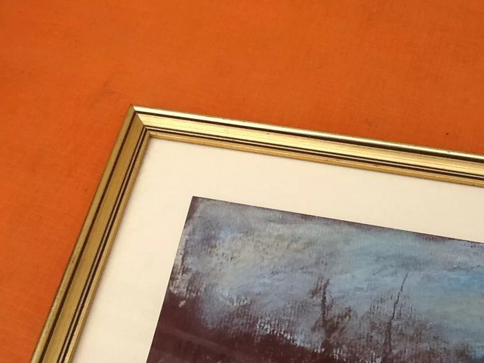 Vue sur le Pont Neuf Paris Encadrement sous verre bois doré ARTS' US Encadrements - photo numéro 5