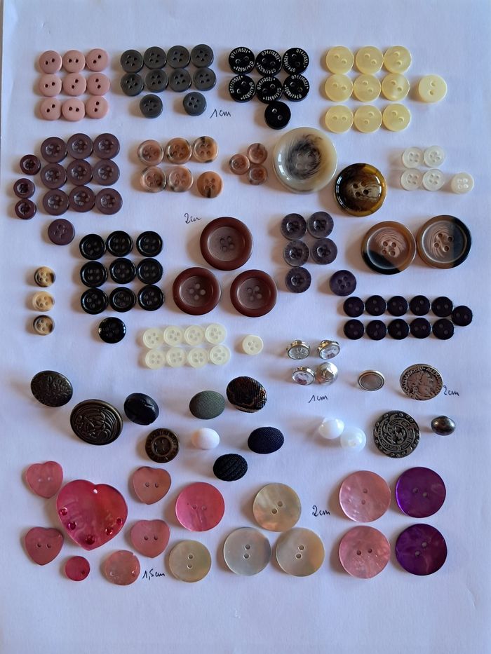Lot de boutons de couture - photo numéro 3