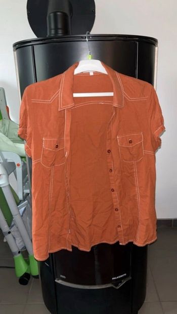 Chemise manche courte femme