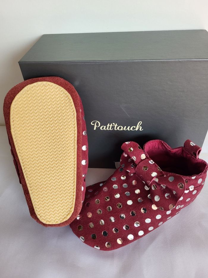 Chaussures bébés en cuir Point 24 Made in France 🇨🇵 - photo numéro 3