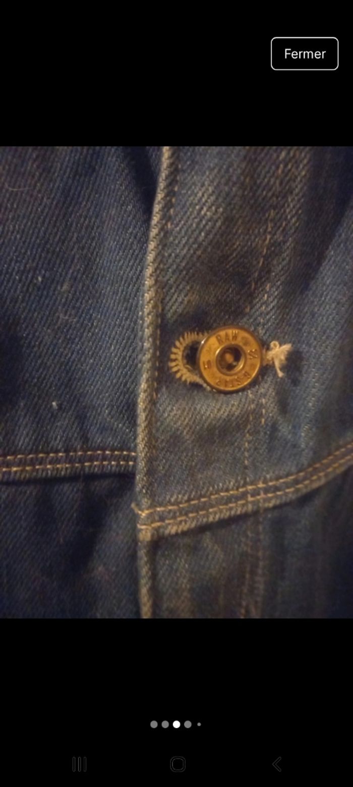 Veste en.jean.sans.manche gstar - photo numéro 3