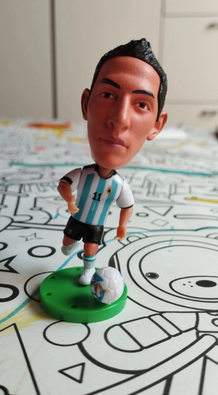 Petite figurine foot neuve Angel Di Maria équipe argentine