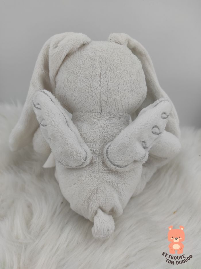 Doudou Lapin Blanc Ange Kaloo - photo numéro 3